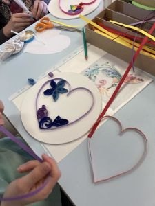 Création d'un coeur en Quilling